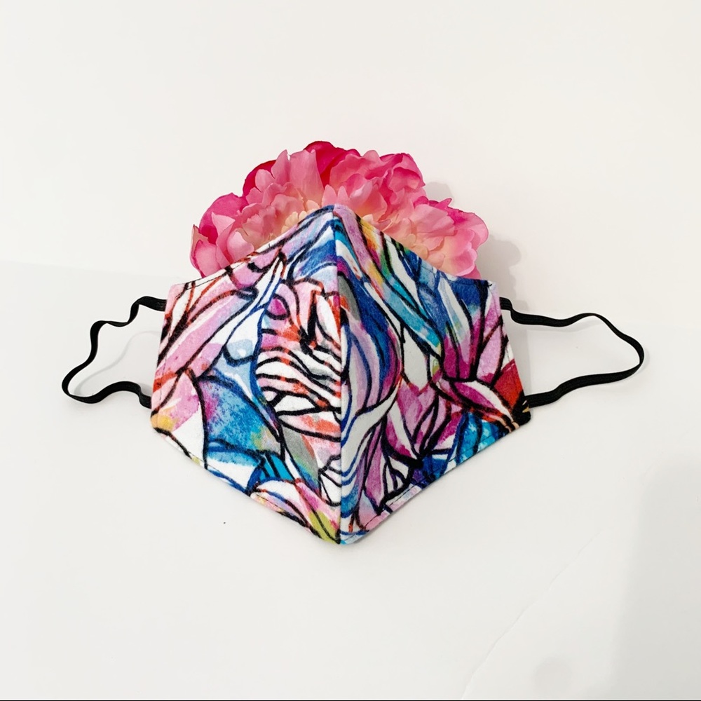 3/$25 Triple Layer HandMade Face Mask - Picture 2 of 5